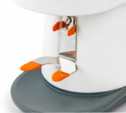 Moulin à Café QUAMAR Nemo-Q/E Blanc Mat Et Gris Bleu -Kafftec Magasin quamar nemoqe blanc 4