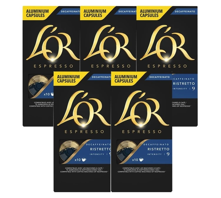 50 Capsules Ristretto Decafeinato Compatibles Nespresso® - L'OR ESPRESSO 3 50 Capsules Ristretto Decafeinato Compatibles Nespresso® - L'OR ESPRESSO