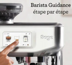 Machine Expresso SAGE Barista Touch Impress SES881BTR4FEU1 Inox Noir Truffe 8 Machine Expresso SAGE Barista Touch Impress SES881BTR4FEU1 Inox Noir Truffe -Kafftec Magasin sage baristatouchimpress inox noir 3 1