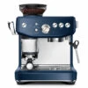 Machine Expresso SAGE Barista Express Impress SES876DBL4EEU1 Bleu Prune -Kafftec Magasin sage express impress bleu 1 1