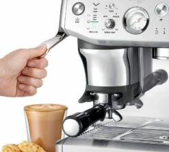 Machine Expresso SAGE Barista Express Impress SES876DBL4EEU1 Bleu Prune -Kafftec Magasin sage express impress mood 1