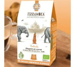 75 Capsules Café Kalinda Bio - Compatibles Nespresso® - TERRAMOKA -Kafftec Magasin terramoka kalindra2