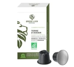 100 Capsules Bio Terre D'avenir - Compatibles Nespresso® - GREEN LION COFFEE