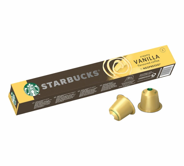 50 Capsules Compatibles Nespresso® - Aromatisé Vanille - STARBUCKS 4 50 Capsules Compatibles Nespresso® - Aromatisé Vanille - STARBUCKS – Image 2