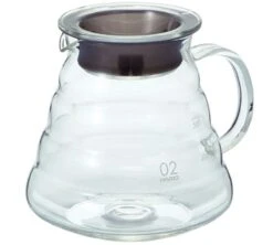 Carafe HARIO 2-5 Tasses En Verre Avec Support Pour V60