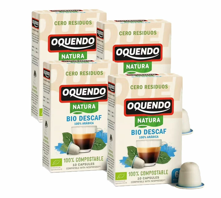40 Capsules Déca Bio - Compatibles Nespresso® - OQUENDO 3 40 Capsules Déca Bio - Compatibles Nespresso® - OQUENDO