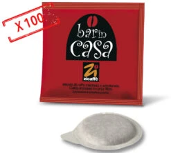 100 Dosettes ESE Cialda Bar In Casa - ZICAFFE