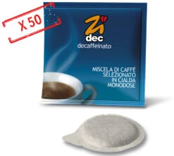 50 Dosettes ESE Zidec Cialda Decaffeinato - ZICAFFE